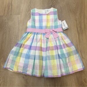 Carter's Multicolor Plaid Formal Dress for Kids